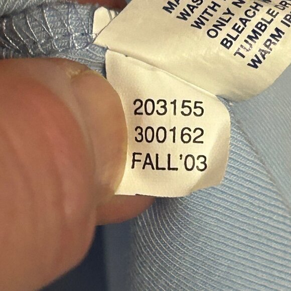 Gap Kids XL(12) Light Blue Star-Embroidered Long-Sleeve Stretch Cotton Shirt - Picture 9 of 11